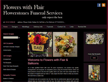Tablet Screenshot of flowerswithflair.org